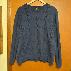 Blue Knit Sweater